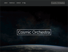 Tablet Screenshot of cosmicorchestra.nl